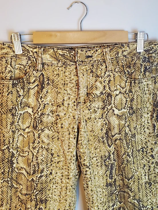 Tory Burch Women’s Super Skinny Jeans Snakeskin Print Size 29 - Picture 6 of 16